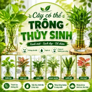 Cây có thể trồng thủy sinh