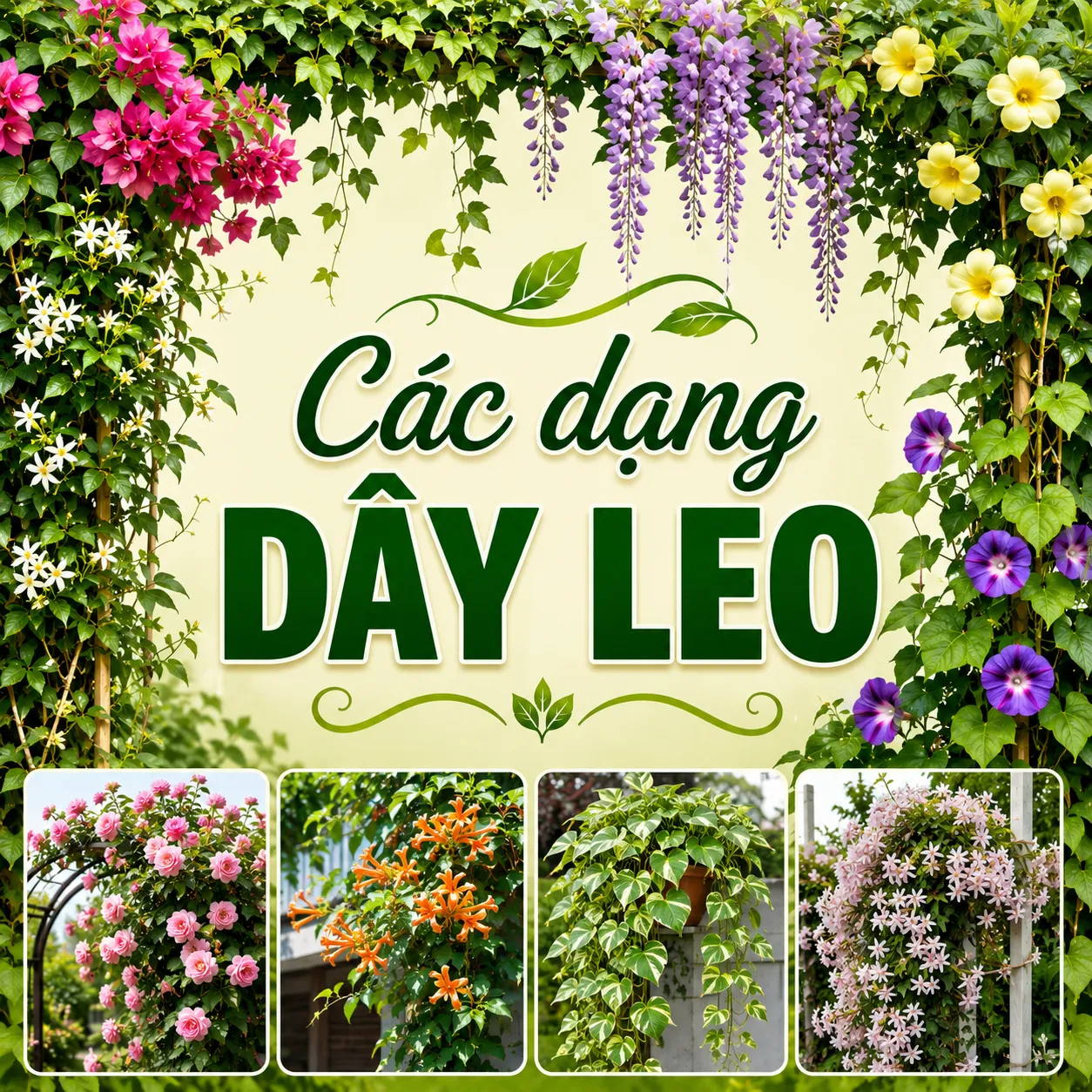 Các dạng dây leo